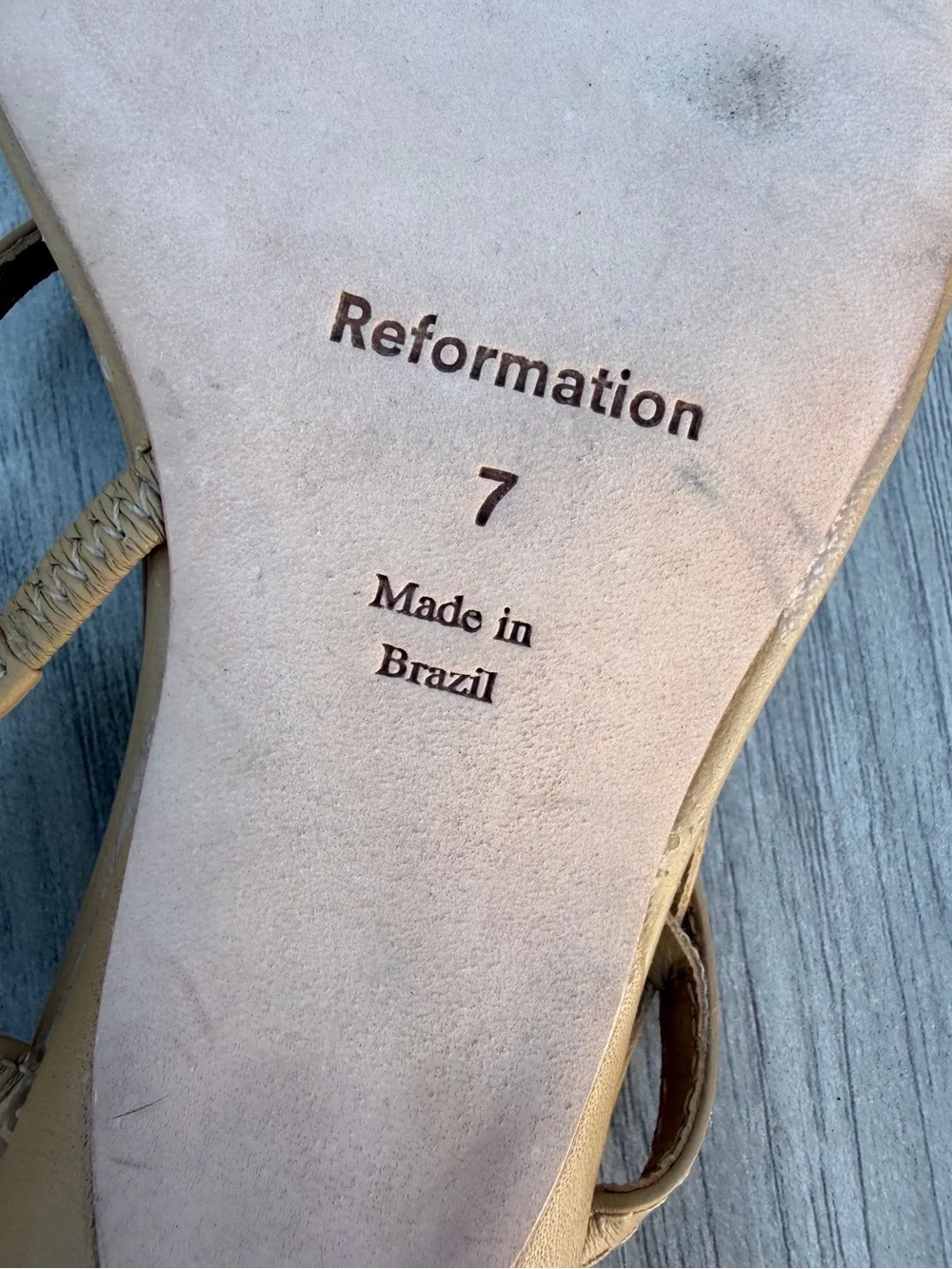 Reformation Serenity Bare Sandal - Picture 8 of 11